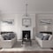 Ekena Millwork Olivia Ceiling Medallion (Fits Canopies up to 2 1/8"), 7 7/8"OD x 1 1/8"P, Castle Stone Crackle CM07OLCSC - alternate 3